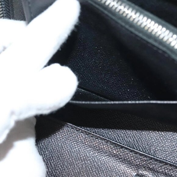 LOUIS VUITTON Damier Graphite Zippy Wallet Vertical N63095 LV Auth SW1050 - Picture 13 of 16